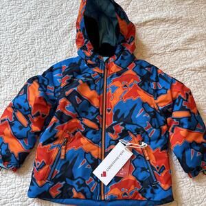 Obermeyer Kids' Winter Jacket size 4 - Colorful Camouflage Pattern‎
